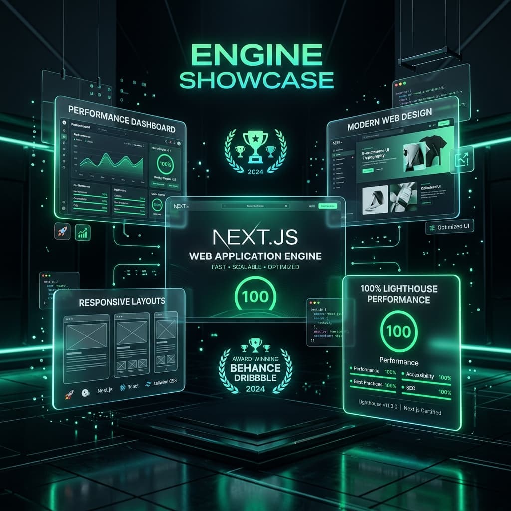 Mantle Core Proprietary Next.js 16 Enterprise Web Engine Showcase